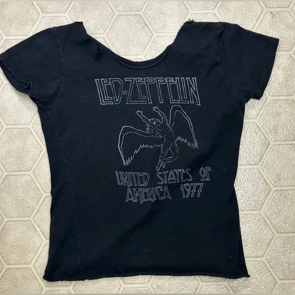 Vtg Led Zeppelin United States of America 1977 Icarus T Shirt - Picture 8 of 8